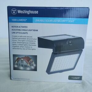 Solar Motion‎ Activated LED Security Light 1000 Lumens Linkable Westinghouse